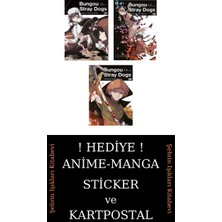 Gerekli Şeyler Yayıncılık Bungou Stray Dogs 7-8-9 Manga Seti (3 Kitap) / Anime-Manga Sticker ve Kartpostal Hediyeli