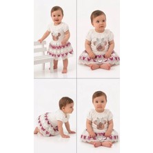 Pekmini Bebe 9/18 Ay Payet Baskılı Etekli Bebek Takımı