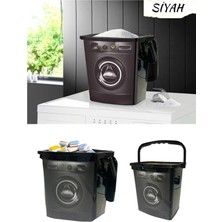 PremiumPort Çamaşır Makinesi Temalı Çok Amaçlı Banyo Düzenleyici Kutu