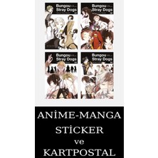 Gerekli Şeyler Yayıncılık Bungou Stray Dogs 1-2-3-4 Manga Seti (4 Kitap) / Anime-Manga Sticker ve Kartpostal Hediyeli