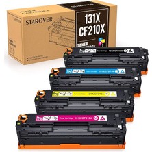 Uyumlu Toner Kartuşu, Hp 131X 131A CF210X CF210A Için Yedek Hp Laserjet M251NW M276NW, 128A CE320A CP1525N CP1525NW CM1415FN CM1415FNW, 125A CB540A CP1215 Için Cp. 151. 5n CM1312 CM1312NFI
