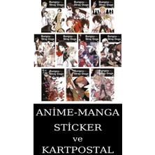 Gerekli Şeyler Yayıncılık Bungou Stray Dogs 1-2-3-4-5-6-7-8-9-10 Manga Seti (10 Kitap) / Anime-Manga Sticker ve Kartpostal Hediyeli