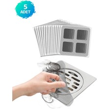 PremiumPort 5'li Set Banyo Gider Filtresi, Pislik Tutucu ve Süzgeç, Tıkanıklık Önleyici
