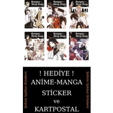 Gerekli Şeyler Yayıncılık Bungou Stray Dogs 1-2-3-4-5-6 Manga Seti (6 Kitap) / Anime-Manga Sticker ve Kartpostal Hediyeli