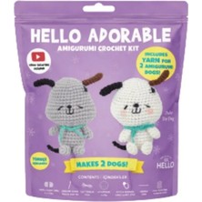 Hello Adorable Duke The Dog - Türkçe Video Ve  Anlatım Kılavuzlu Amigurumi Örgü Kiti