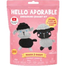 Hello Adorable Barry The Sheep - Türkçe Video Ve  Anlatım Kılavuzlu Amigurumi Örgü Kiti