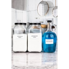 PremiumPort 3'lü Banyo Temizlik Seti 3000 ml Deterjan ve Yumuşatıcı Şişeleri