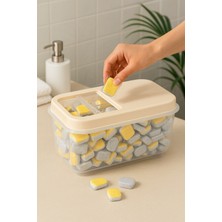PremiumPort 7,5 Lt Banyo Düzenleyici Toz Tablet Deterjan Saklama Kutusu
