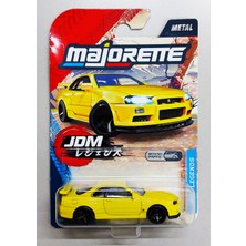 Majorette Nissan Skyline Gt-R (BNR34) ( Sarı ) ( 2026 Jdm Japon Özel Seri Model Araba )
