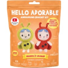 Hello Adorable Rosıe The Ladybırd - Türkçe Video Ve  Anlatım Kılavuzlu Amigurumi Örgü Kiti