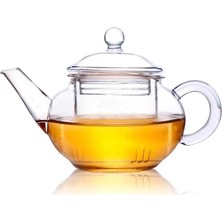 Cam Bitki Çayı Demliği 250 ml - Cam Süzgeçli Demlik
