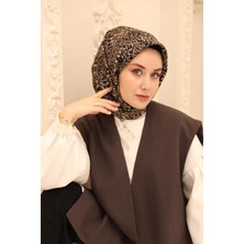 Silk Home Twill Ipek Eşarp - 11464-30 Siyah Vizon Duman