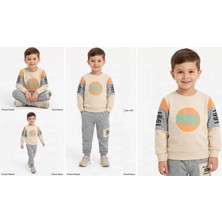 Pekmini Bebe 4/10 Yaş Kargo Cepli Penye Çocuk Takımı