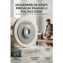 SHC4200 Sert 100MM Yün Polisaj Flap Keçe - Matkap Spiral Uyumlu Metal Cam Parlatma Çarkı 723110