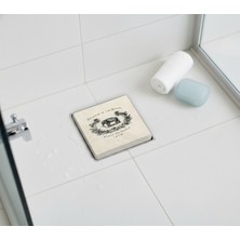 PremiumPort Renkli Taş Dekoratif Gider Kapağı 10X10X1CM, Banyo ve Mutfak Için