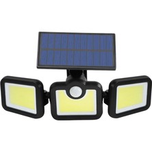 MiraLive Hareket Sensörlü Solar Bahçe Lambası Güçlü LED Duvar Projektörü