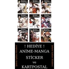 Gerekli Şeyler Yayıncılık Bungou Stray Dogs 1-2-3-4-5-6-7-8-9 Manga Seti (9 Kitap) / Anime-Manga Sticker ve Kartpostal Hediyeli