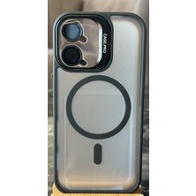 iPhone 17 Kılıfı, Kaliteli Kamera Lens Koruyucu Dahil, Magsafe Uyumlu Darbe Dayanaklı, Renk Siyah