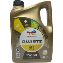 Yağı Total Quartz 5W30 Ineo Ecs Dpf 4 Litre Full Sentetik Dizel Partikül Filtreli Araçlar Için