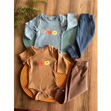 Saye Kids Waffle Kumaş Bebek Takım