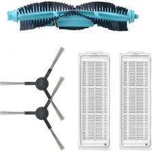 Se V2 V2 Pro/viomi V2-V3 Robot Süpürge Uyumlu Fırça,hepa Filtre Yedek Parça Seti-5 Parça