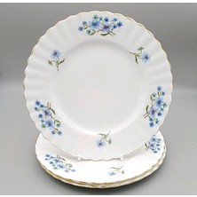 My Balli Store Royal Albert Richmond-Blue Rock Antika Pasta Tabağı 3'lü Set 18 cm