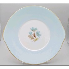 My Balli Store Royal Grafton Miranda Blue Antika Kek Servis Tabağı(25 Cm)