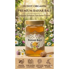 Hudot Organik Bahar Balı 350 gr – %100 Doğal, Katkısız, Çiçeksi Aromalı Yayla Balı, Premium Cam Kavanoz