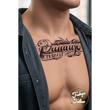 Trakya Tattoo 1-2 Hafta Kalıcı Yarım Kol Paradise Yazı Geçici Dövme