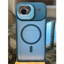 iPhone 17 Air Kılıfı, Yüksek Kalite– Kamera Lens Koruyucu Dahil, Magsafe Uyumlu Darbe Dayanaklı, Şeffaf Kap , Renk Açık lacivert