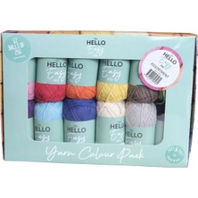 Hello Easy 12' Li Karışık Renk Örgü Ipi Seti - Assortment Örgü Ipi Seti