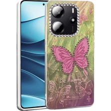 Motto Ticaret Newface Xiaomi Redmi Note 14 4g Kılıf Blade Aynalı Desenli Kapak - Desen 5