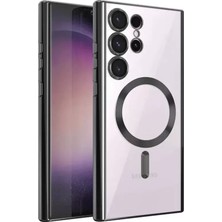 Motto Ticaret Newface Samsung Galaxy S24 Ultra Kılıf Kross Magneticsafe Kapak - Siyah