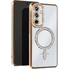Motto Ticaret Newface Samsung Galaxy S25 Edge Joke Simli Magneticsafe Kılıf - Gold