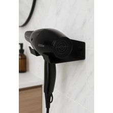 PremiumPort Metal Saç Kurutma ve Fön Makinesi Askısı, Duvar Tipi Organizer