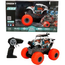 Sunman 1:18 Spirit Beasts USB Şarjlı Uzaktan Kumandalı Off Road Araba S01002967 Beyaz