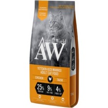 Animal World Eco Tavuklu Yetişkin Kedi Maması 15 kg