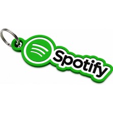 Yapı3D Spotify Tasarımlı Anahtarlık | Sert Plastik Dayanıklı Anahtarlık | Şık ve Modern Aksesuar