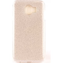 ZM Store Galaxy J4 Uyumlu Kılıf Renkli Simli Parlak Shining Kapak