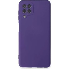 Motto Ticaret Newface Samsung Galaxy A22 Kılıf Nano Içi Kadife Silikon - Mor