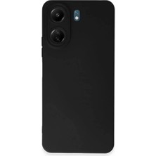 Motto Ticaret Newface Xiaomi Redmi 13C Kılıf Nano Içi Kadife Silikon - Siyah