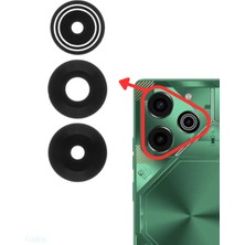Fodos Tecno Pova 6 Pro Kamera Lensi Cam - Kamera Camı - Yapışkanlı - Lı9 Uyumlu