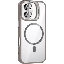 Motto Ticaret Joko Apple Iphone 16 Plus Remim Lensli Magsafe Standlı Kapak - Titan Gri