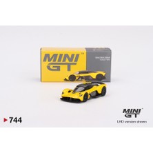 Mini T Mini Gt 1/64 744 Aston Martin Valkyrie - Sunburst Yellow
