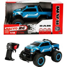 Sunman Taiyo 1:16 USB Şarjlı Uzaktan Kumandalı Araba S01041505 Mavi Ram