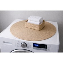 PremiumPort Şık ve Modern 52X52 cm Çamaşır Makinesi Örtüsü, Dekoratif ve Fonksiyonel