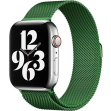 Motto Ticaret Newface Apple Watch 38MM Metal Mıknatıslı Kordon - Yeşil