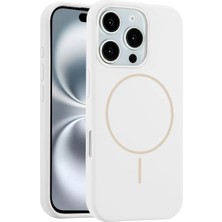 SHC4200 Iphone 16 Kılıf Jully Magsafe Kapak - Beyaz