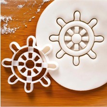 Hobist Gemi Dümeni Kurabiye Kalıbı ve Şeker Hamuru Kalıbı