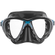 Big Eyes Evolution Maske Hypoalerjik Silikon, Geniş Görüş Açılı Maske Siyah/mavi Tek Beden